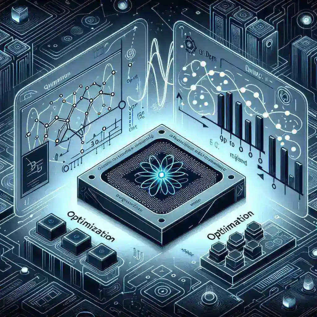 How do you optimize a network adapter for quantum computing?