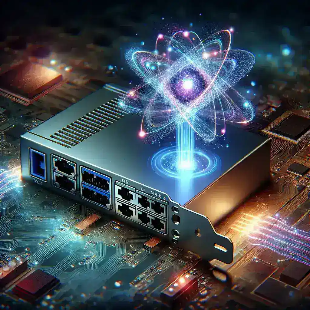 How do you optimize a network adapter for quantum computing?