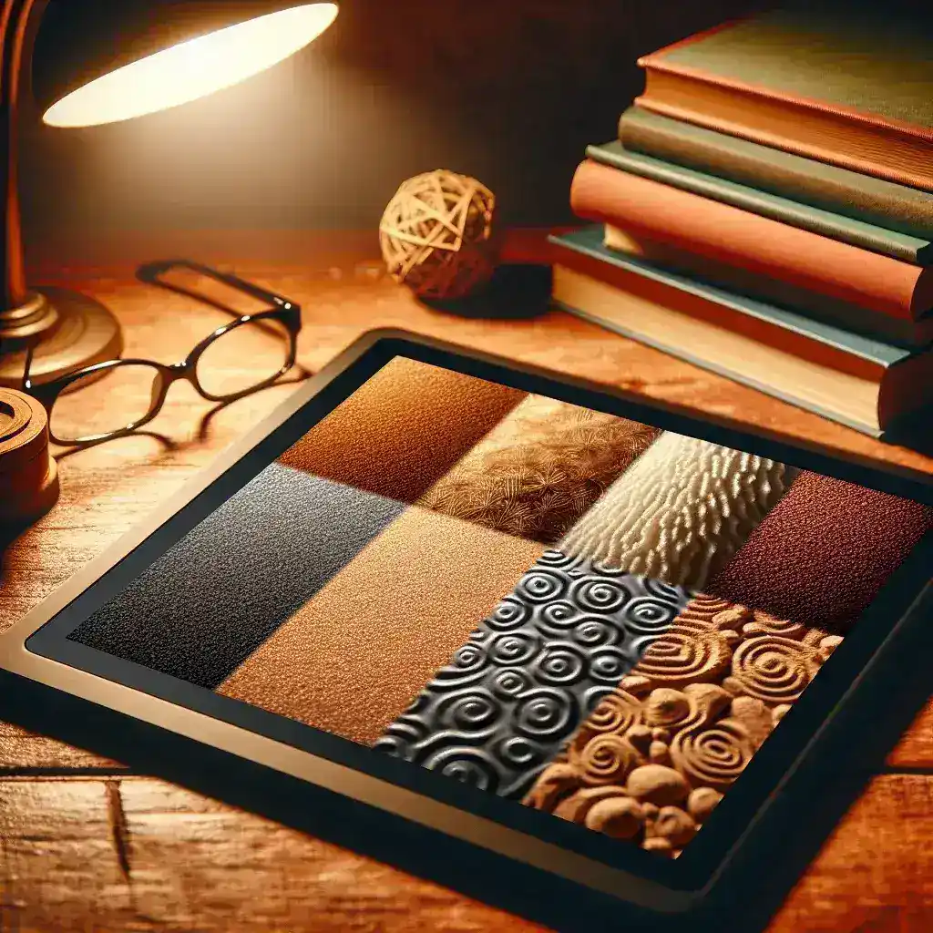 How do tablets with variable screen textures enhance reading experience?